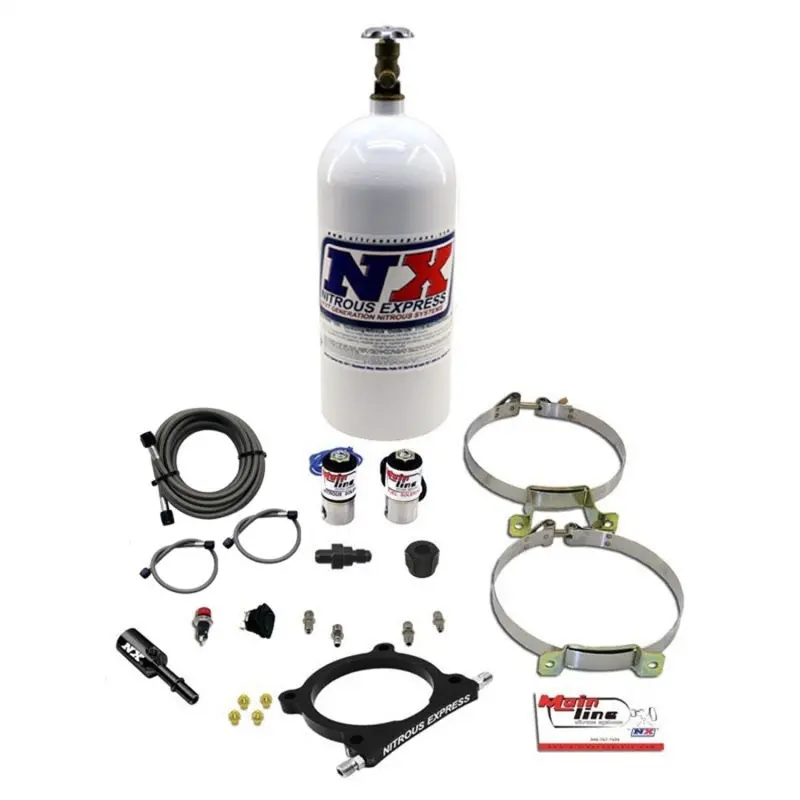 Nitrous Express Efi Nitrous Plate Kit With 10-Lb Bottle For 2011–2017 Ford Mustang Gt (5.0L Coyote) 1