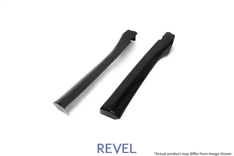 Revel Gt Dry Carbon Door Trim (Front Left & Right) Tesla Model S - 2 Pieces 1