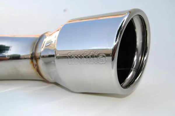 Invidia 08+ Wrx Hatch Q300 Single Rolled Ss Cat-Back Exhaust 2