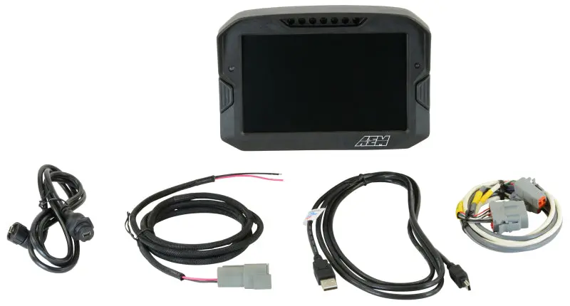 Aem Cd-7 Logging Race Dash Carbon Fiber Digital Display (Can Input Only) 1