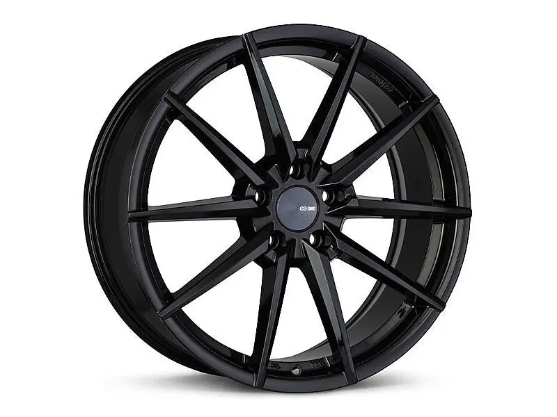 Enkei Hornet 17X7.5 5X100 45Mm Offset 72.6Mm Bore Gloss Black Wheel 1