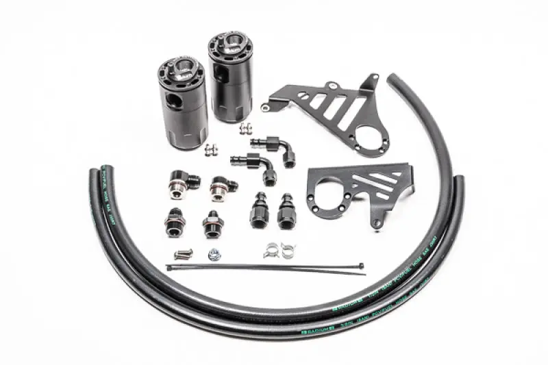 Radium Engineering Dual Catch Can Kit 2015-18 Focus St Fluid Lock 1