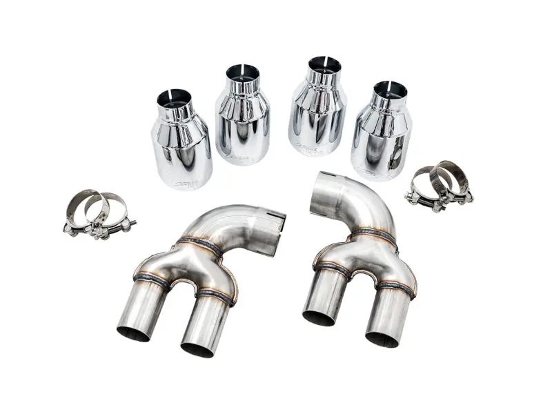 Awe Tuning 2019+ Bmw M340i/M440i (G20/G22) Oe-Config-To-Quad Tip Conversion Kit - Chrome Silver Tip 1