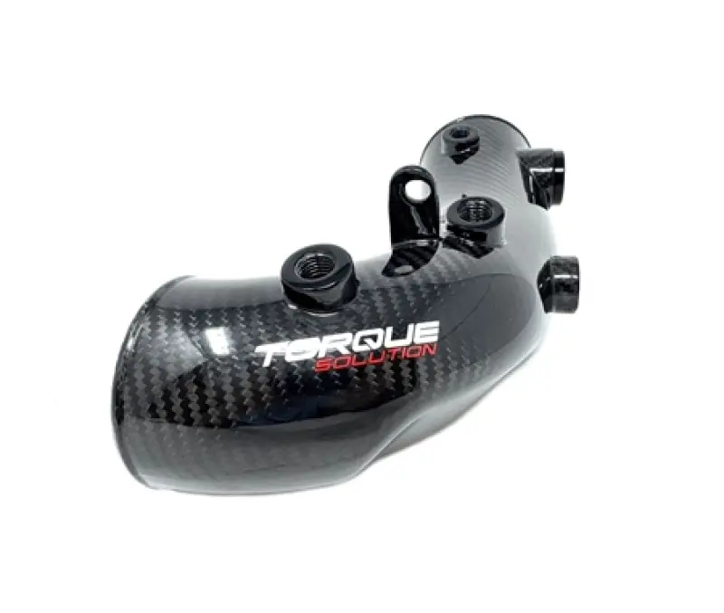Torque Solution Hd Hard Turbo Inlet: Subaru Wrx 02-07, Sti 04-21 - Carbon Fiber - Oem / 2.4In Inlet 1