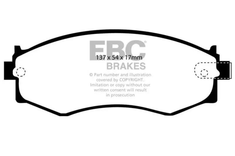 Ebc 89-94 Nissan Skyline (R32) 2.0 Gte Bluestuff Front Brake Pads 2