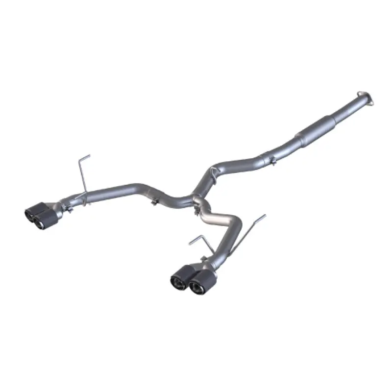 Mbrp 15-19 Subaru Wrx 2.0L/Sti 2.5L 3In Dual Split Rear Exit W/ 3.5In Cf Tips - T304 (Race Version) 1
