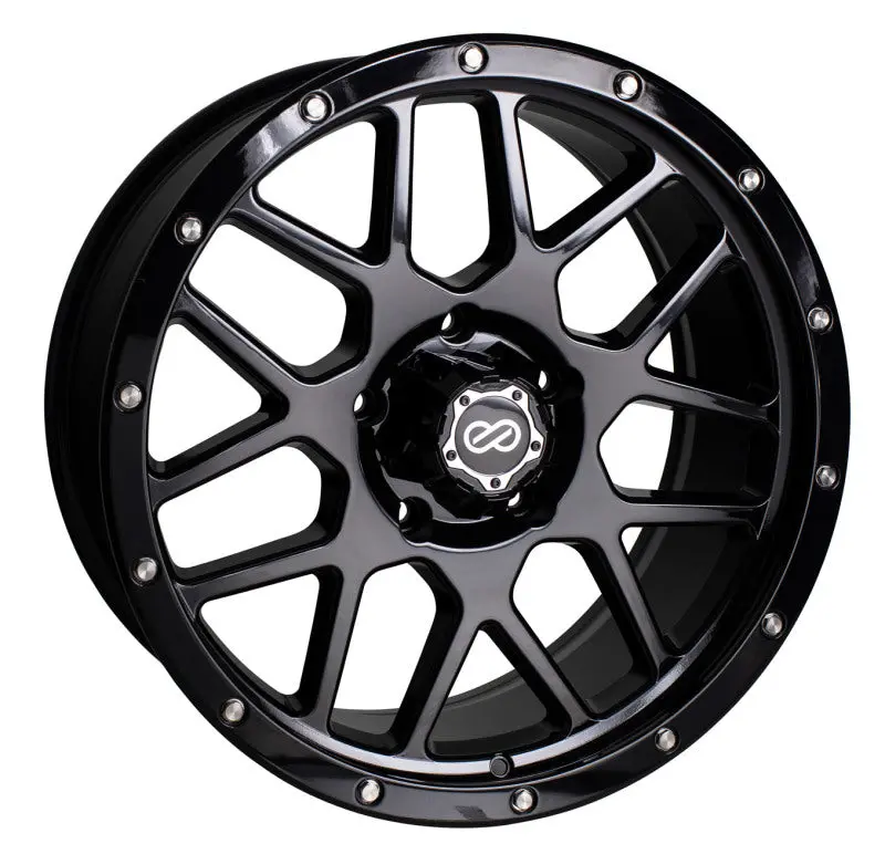 Enkei Matrix 20X9 6X135 15Mm Offset 87Mm Bore Gloss Black Wheel 1
