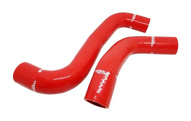 Torque Solution 08-14 Subaru Wrx / 08-18 Sti / 09-13 Forester Xt Silicone Radiator Hose Kit - Red 1