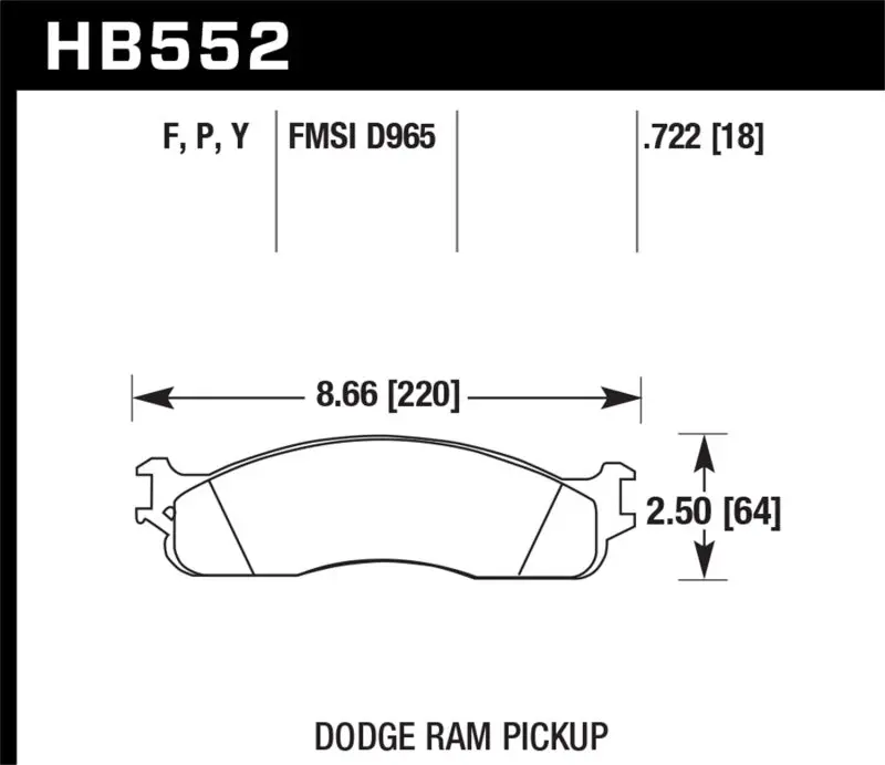 Hawk Superduty Street Front Brake Pads – High-Performance Semi-Metallic 1