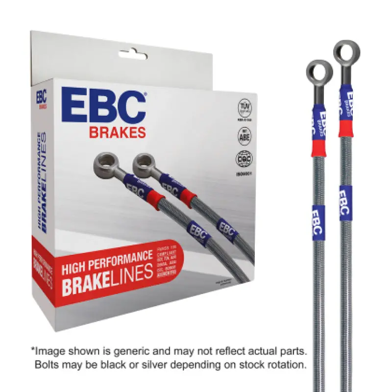 Ebc 93-96 Subaru Impreza 1.8L Stainless Steel Brake Line Kit 2