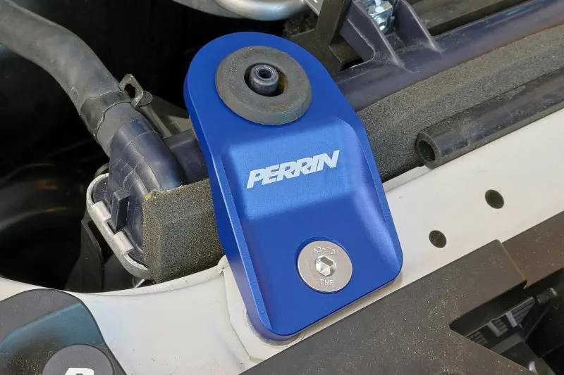 Perrin 15-21 Subaru Wrx / Sti Upper Radiator Bracket Set - Blue 1