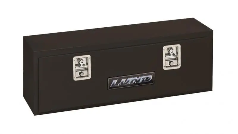 Lund Universal Steel Top Mount Storage Box - Black 1