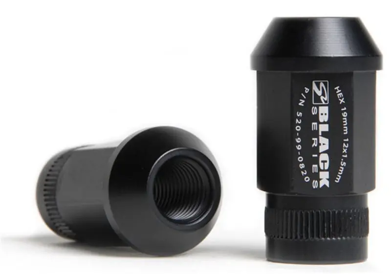 Skunk2 12 X 1.5 Forged Lug Nut Set (Black Series) (16 Pcs.) 1
