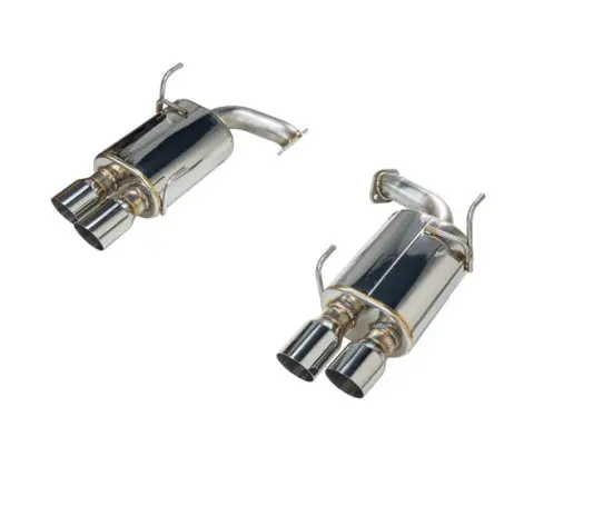 Remark 15-22 Subaru Wrx Sti Va Axle Back Exhaust Stainless Steel Single Wall Tip 4In Cerakote Black 1