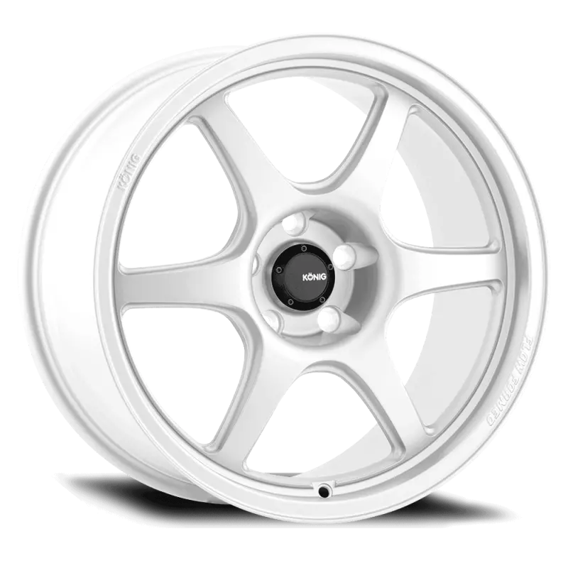 Konig Hexaform 18X8.5 5X112 Et43 Gloss White Flow Formed 1
