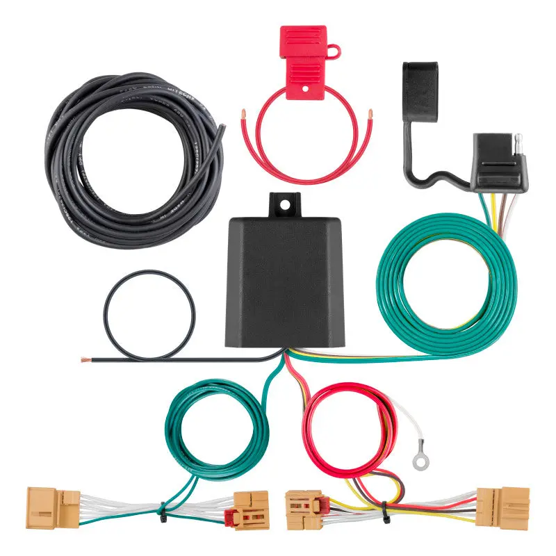 Curt Custom Vehicle Wiring Harness For 2018–2019 Volkswagen Atlas – 4-Way Flat Trailer Output 1