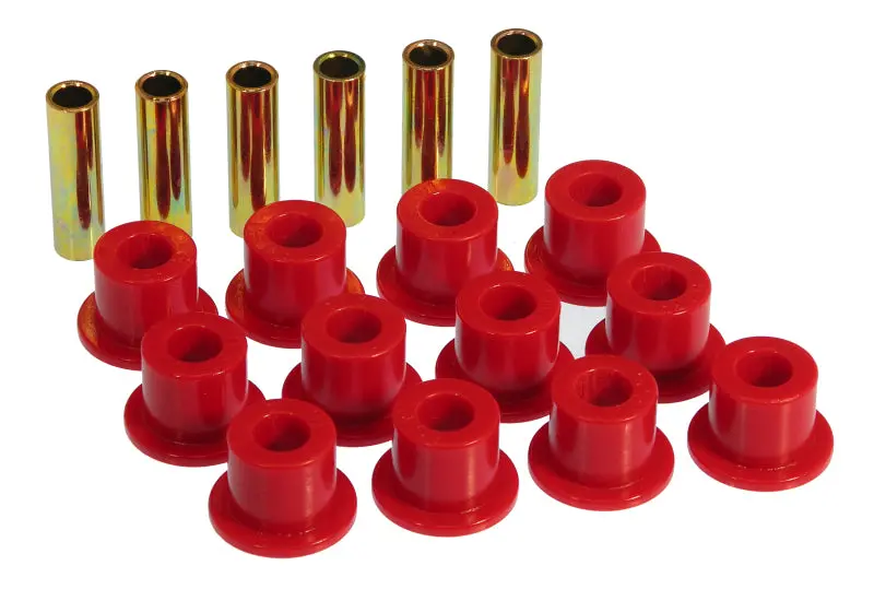 Prothane Red Polyurethane Spring And Shackle Bushing Kit For 1972–1981 International Scout Ii 1
