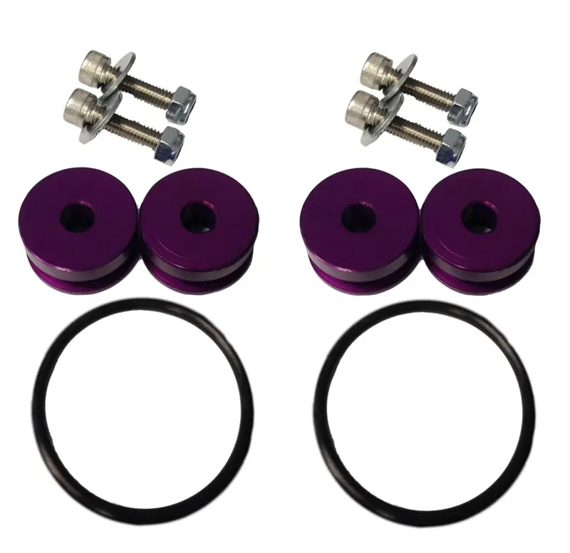 Torque Solution Billet Bumper Quick Release Kit (Purple): Universal 1