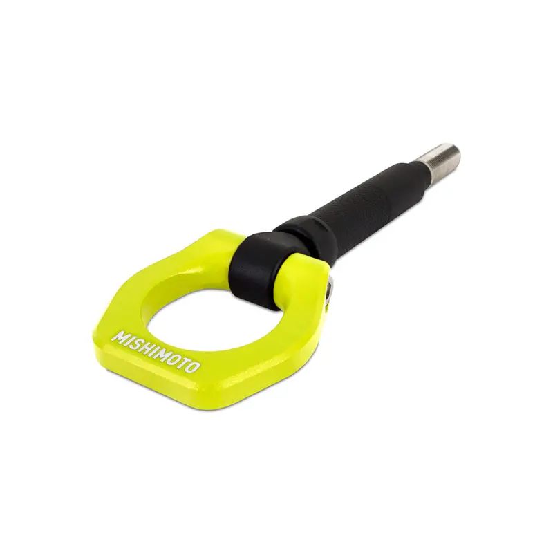 Mishimoto 13+ Subaru Brz/Frs/86 / 18+ Subaru Wrx Neon Yellow Racing Front Tow Hook 1