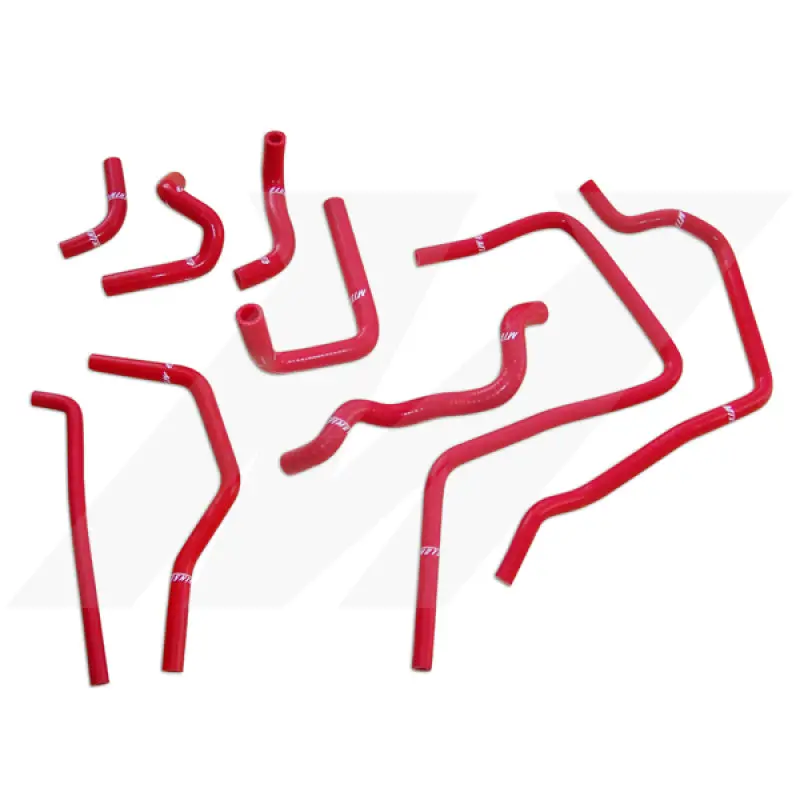 Mishimoto 01-05 Subaru Wrx Red Silicone Ancillary Hoses 1