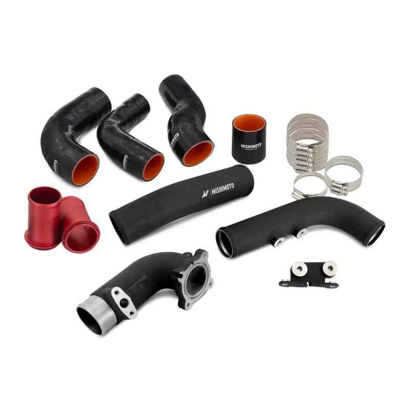 Mishimoto 2023+ Toyota Gr Corolla Intercooler Pipe Kit - Micro Wrinkle Black 1