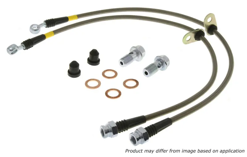 Stoptech Vw/Audi Front Stainless Steel Brake Line Kit 1
