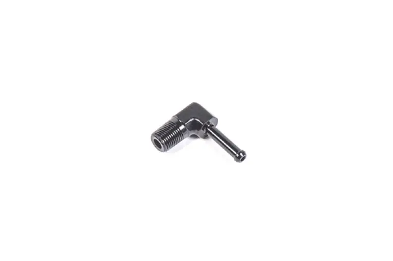 Radium Engineering 1/8In Npt Male To 3/16In Barb 90 Degree Fitting 1