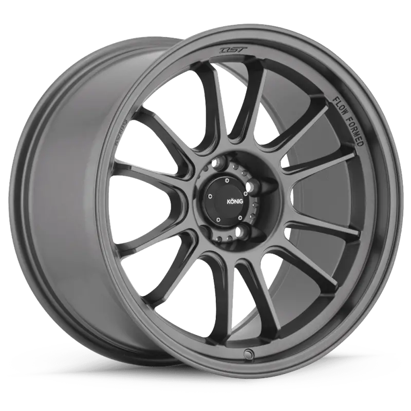 Konig Hypergram 19X10.5B 5X114.3 Et25 Matte Grey Flow Formed 1