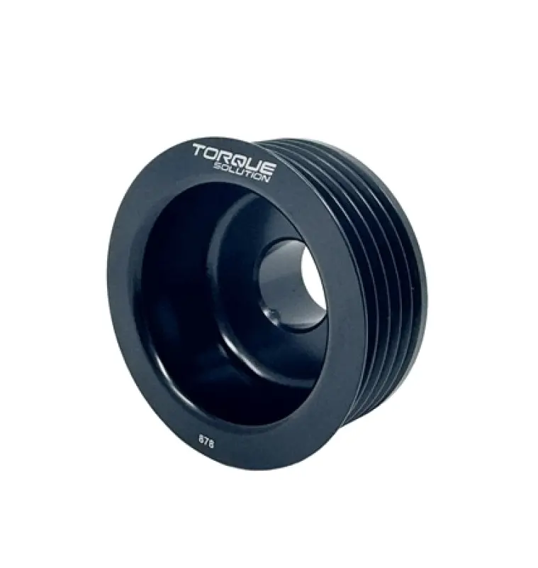 Torque Solution Lightweight Alternator Pulley (Black): Subaru Ej Wrx 06-14 / Sti 07-21 1