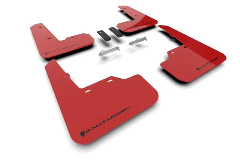 Rally Armor 22-25 Subaru Wrx Red Ur Mud Flap W/Black Logo 1