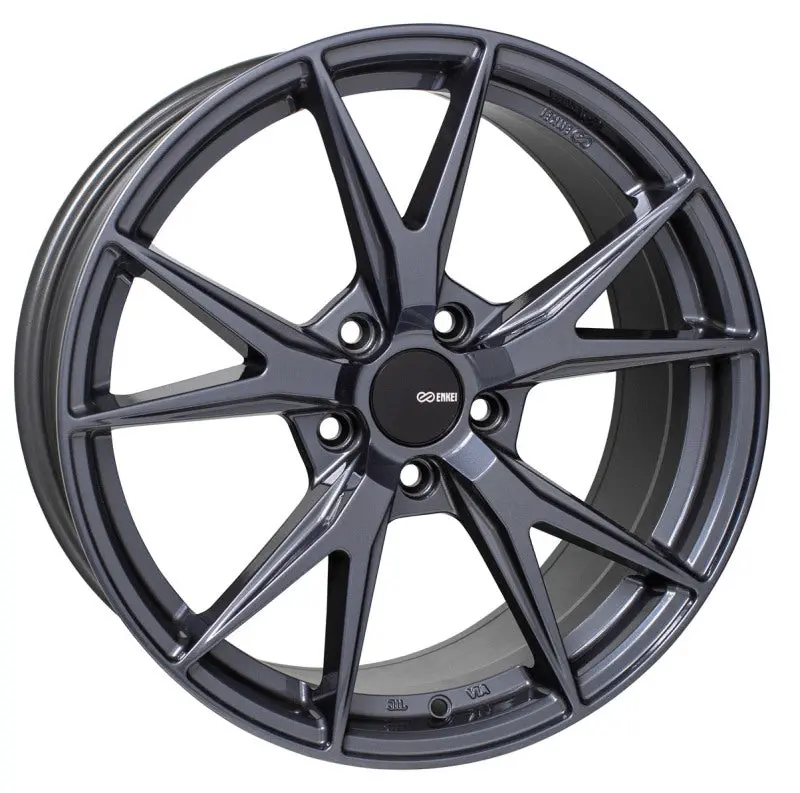 Enkei Phoenix 18X8 45Mm Offset 5X114.3 72.6Mm Bore Blue Gunmetal Wheel 1