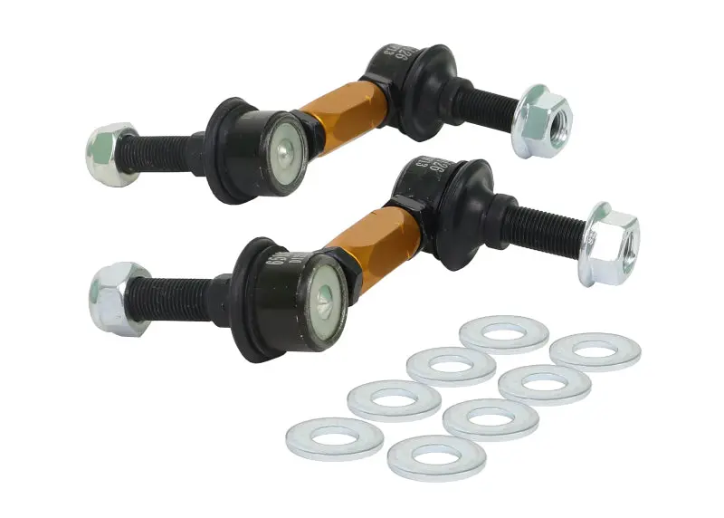 Whiteline 03+ Nissan 350Z Z33 / 07-08 Infiniti G35 (Exc Awd) Fr Swaybar-Link Assy Hd Adj Steel Ball 1