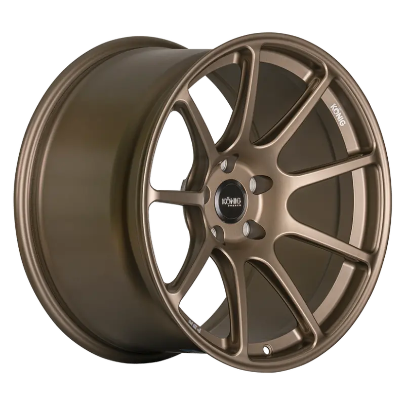 Konig Forged F5r 18X8.5A 5X114.3 Et42 Satin Bronze Wheel (Knurled Bead) 1