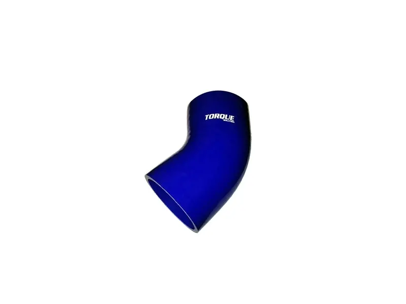 Torque Solution 45 Degree Silicone Elbow: 2 Inch Blue Universal 1