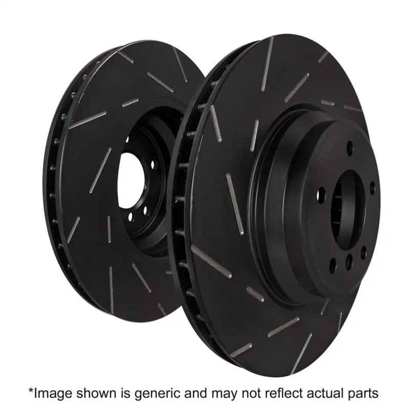 Ebc Usr Slotted Front Brake Rotors For 2013+ Ford F-250 Super Duty (6.2L V8, 4Wd) 1