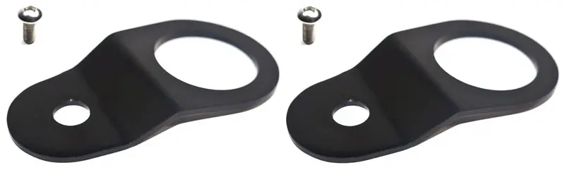 Torque Solution Radiator Mount Combo (Black) : Mitsubishi Evolution 7/8/9 1