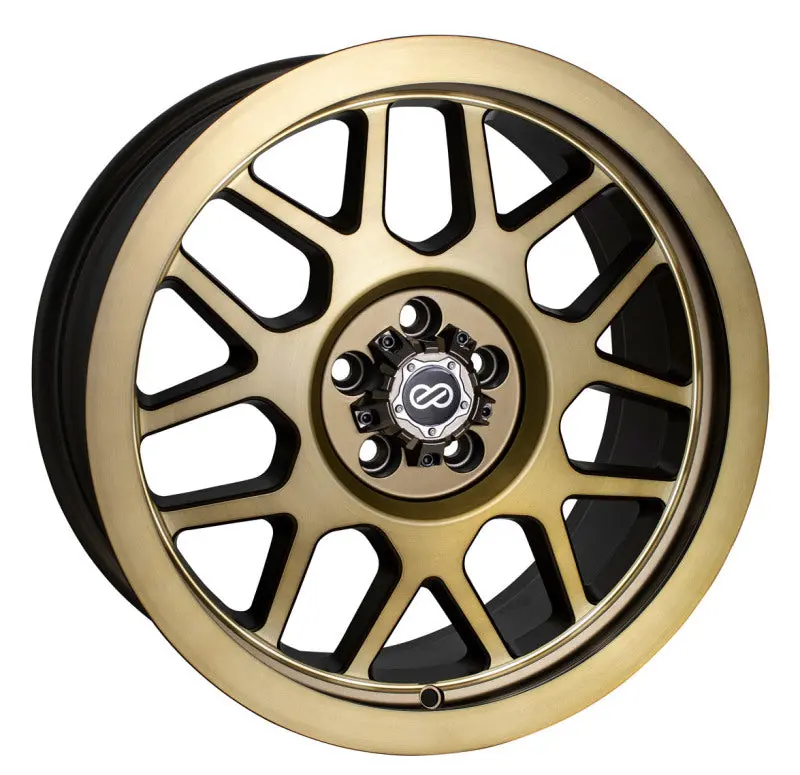Enkei Matrix 17X9 6X139.7 10Mm Offset 108Mm Bore Brushed Gold Wheel 1