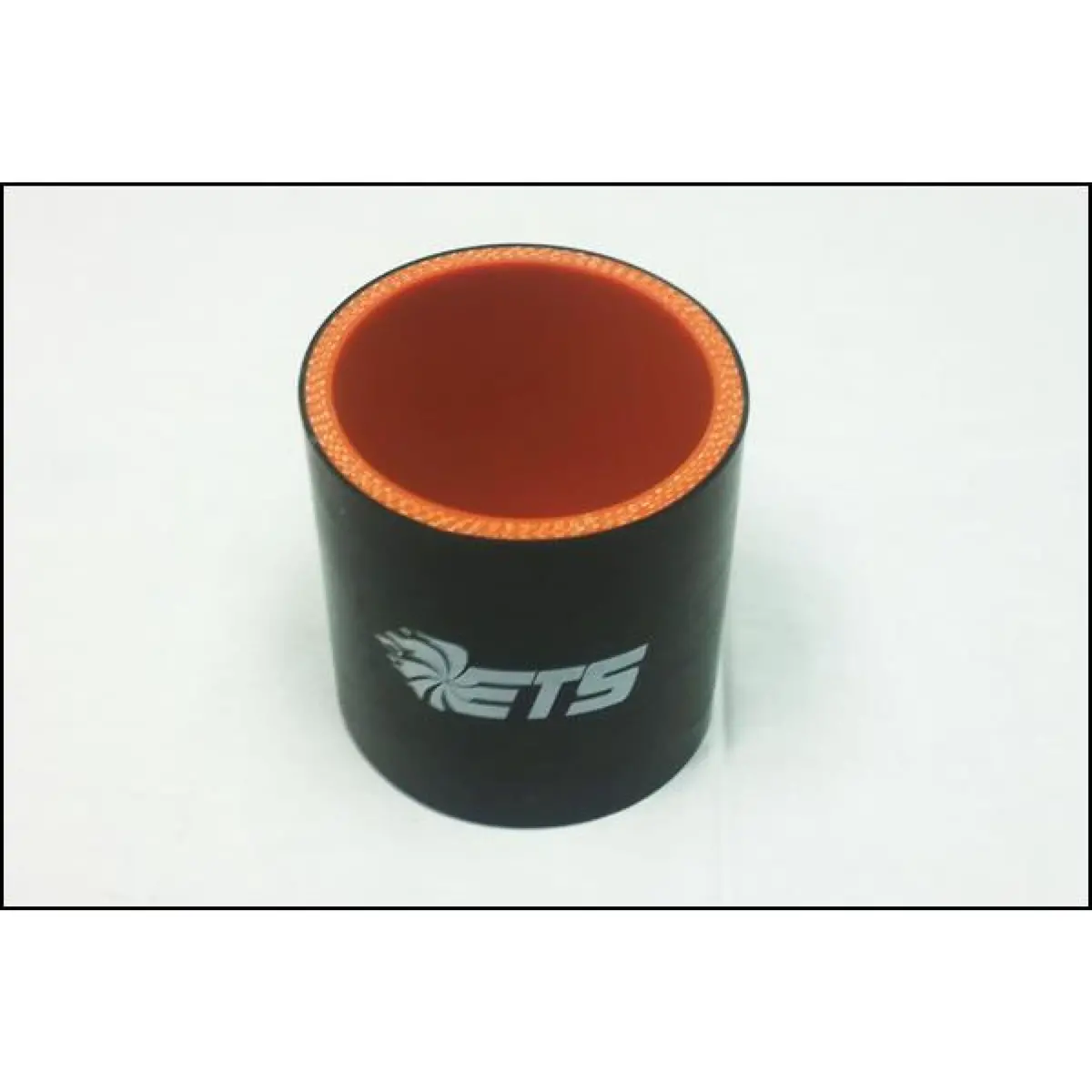 Ets 1.37" Straight Black Silicone Coupler 1