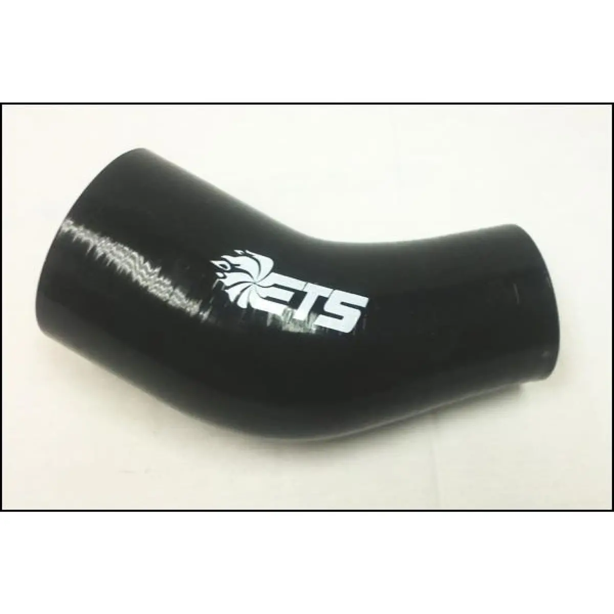 Ets 1.75" - 2.5" 45 Degree Black Silicone Coupler 1