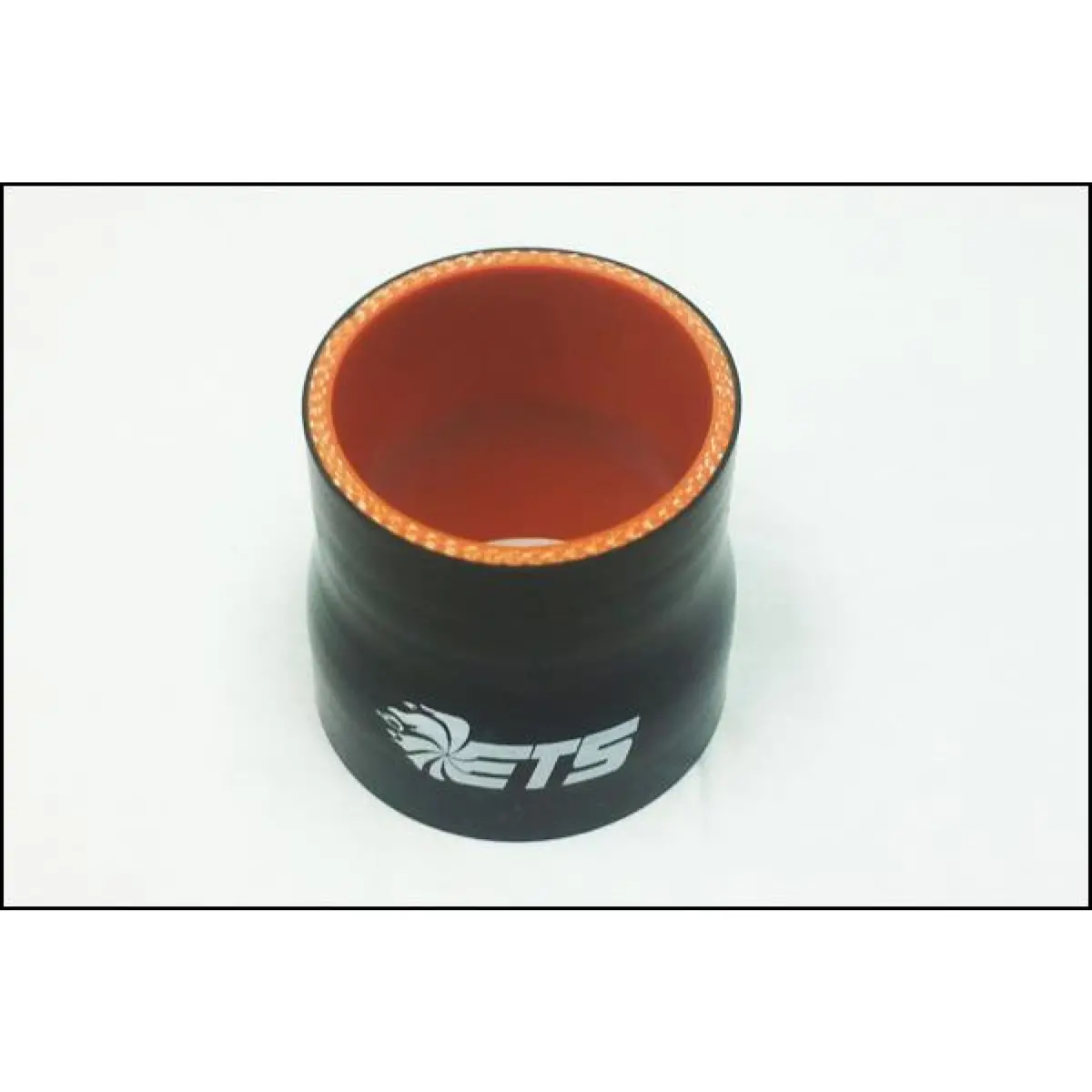 Ets 2.5" - 3" Straight Reducer Black Silicone Coupler 1