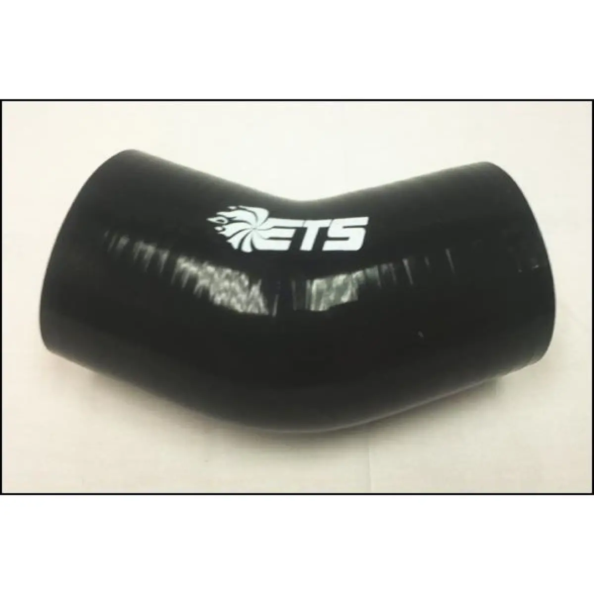 Ets 4.0" 45 Degree Black Silicone Coupler 1