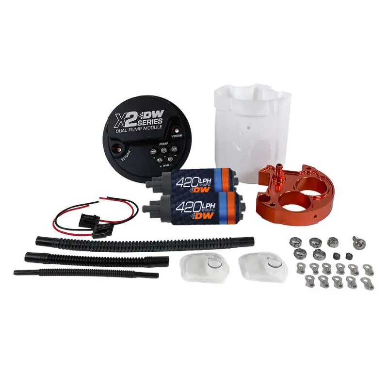 Deatschwerks X2 Series Fuel Pump Module With Dual Dw420 Pumps For 2008-21 Wrx/Sti 1