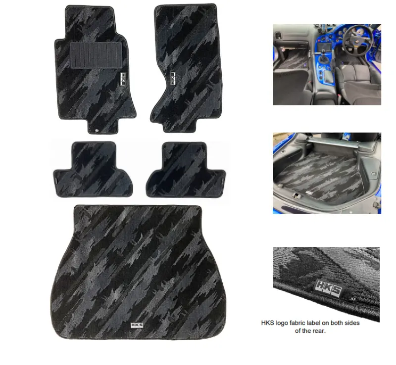 Hks Floor Mats Fd3s Full Set Oct Lhd 1