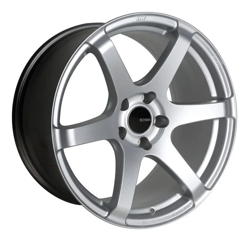 Enkei T6s 18X8 45Mm Offset 5X100 Bolt Pattern 72.6 Bore Matte Silver Wheel 1