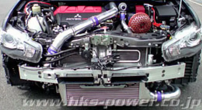 Hks Type-2 Front Mount Intercooler Includes Full Piping Kit For 08-10 Mitsubishi Evolution X 1