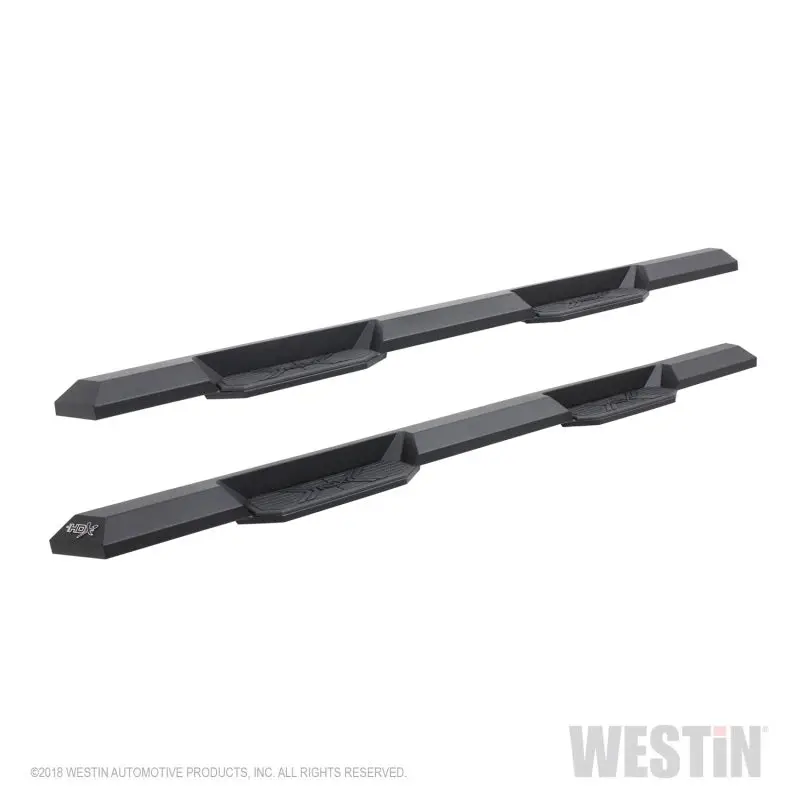 Westin Xtreme Nerf Step Bars – Textured Black, Fits 2019 Chevrolet Silverado & Sierra 1500 Crew Cab 1