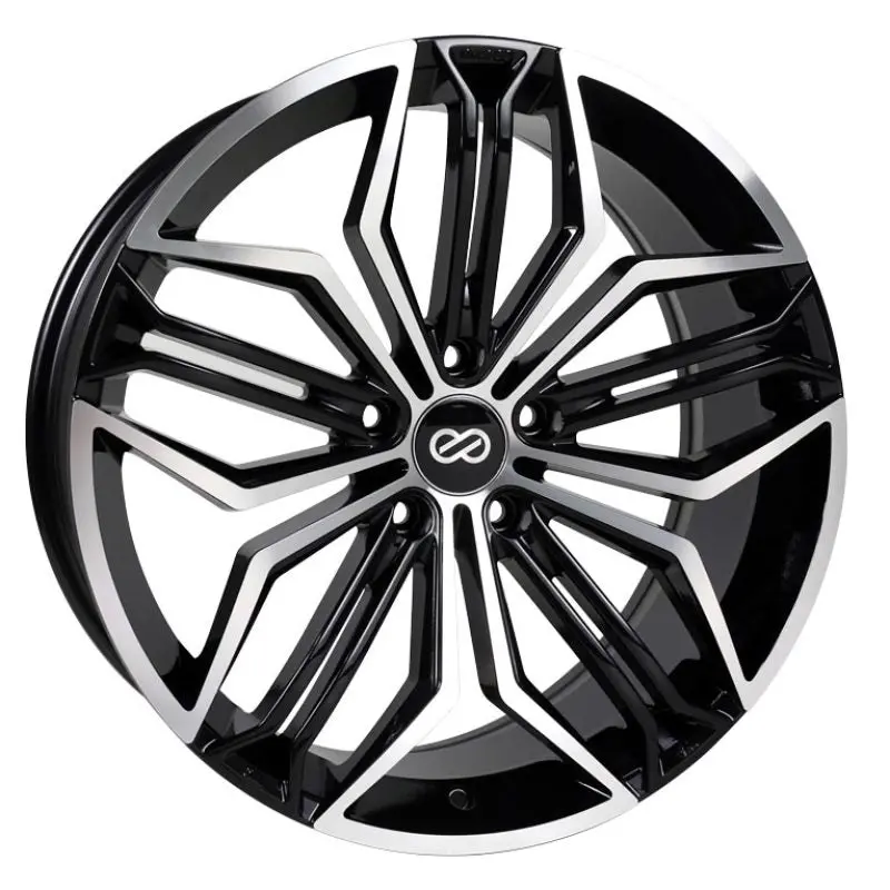 Enkei Cuv 17X7.5 5X108 45Mm Offset 72.6Mm Bore Black Machined 1