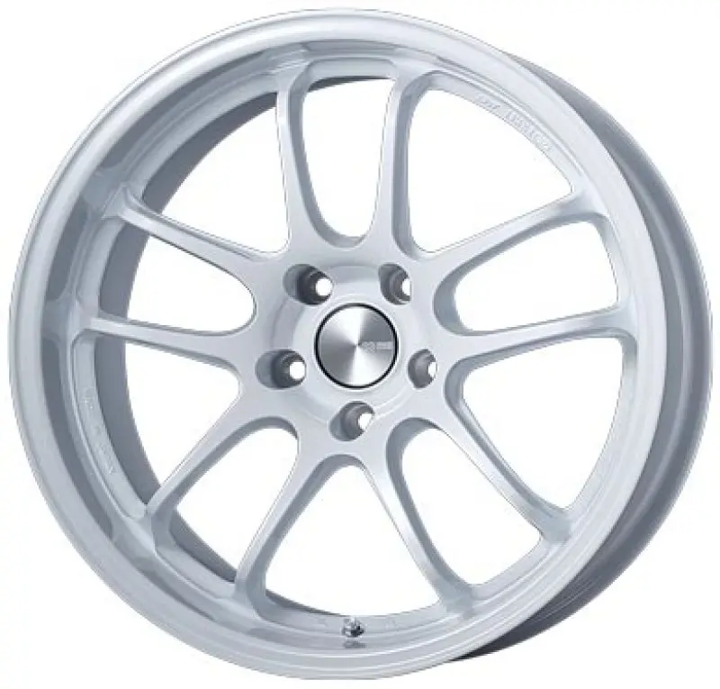 Enkei Pf01evo 17X9 22Mm Offset 5X114.3 75Mm Bore Pearl White Wheel 1