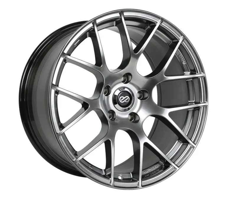 Enkei Raijin 19X8.5 42Mm Offset 5X112 Bolt Pattern 72.6 Hub Bore Hyper Silver Wheel 1