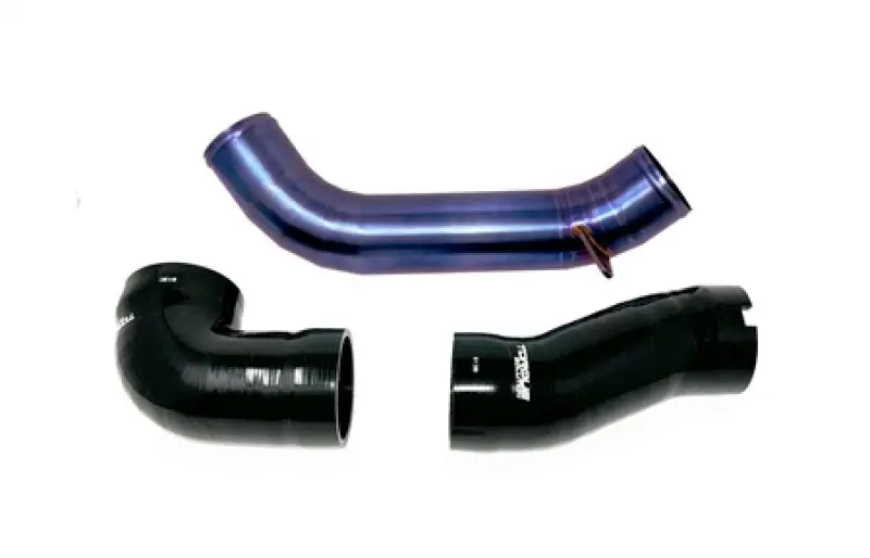 Torque Solution 2022+ Subaru Wrx Intake Pipe Kit - Titanium Burnt Purple / Blue 1